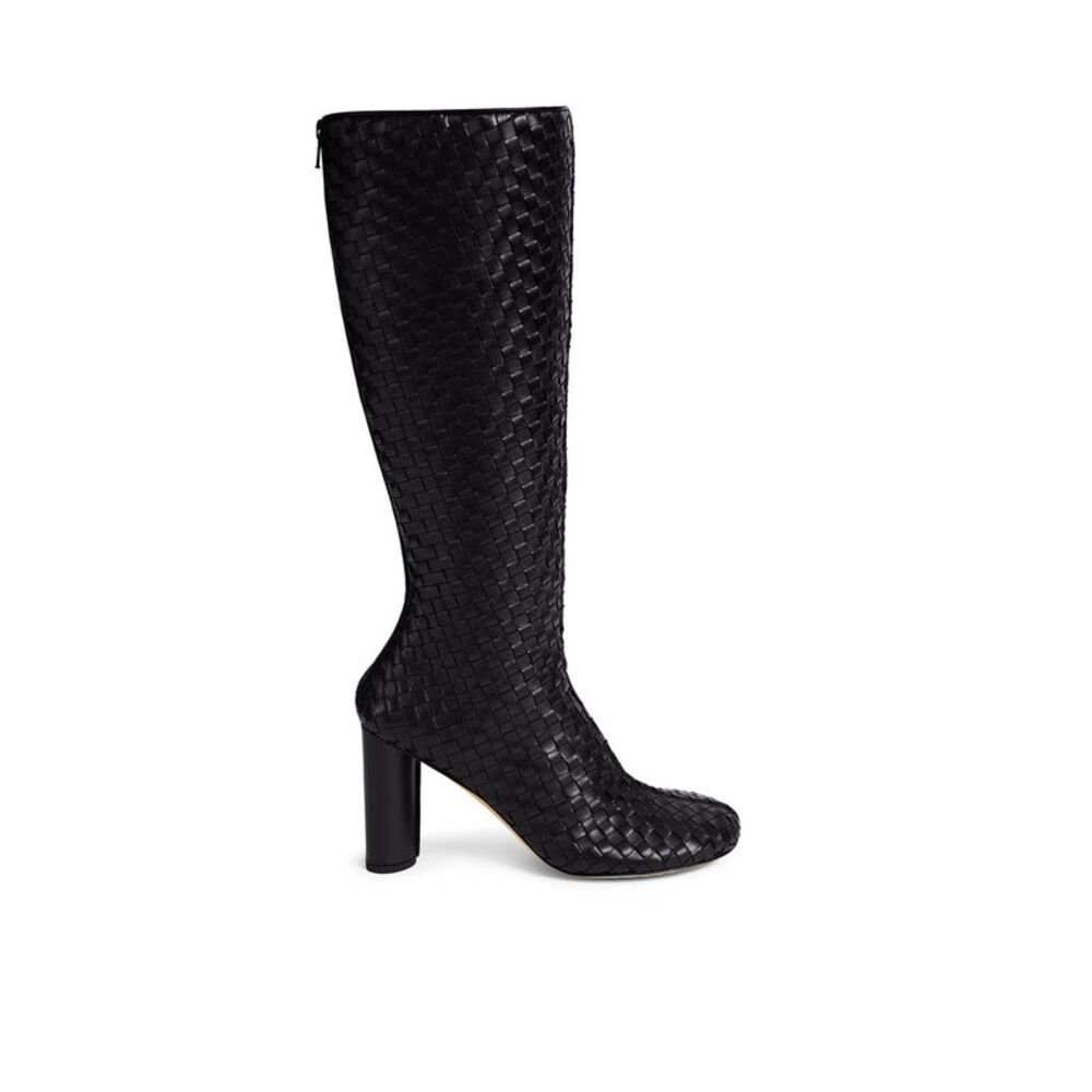 Bottega Veneta Women Cherry Woven Leather Boots